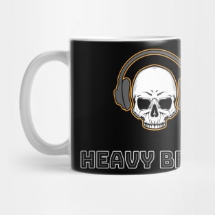 Skull with Grey Headphones Mug